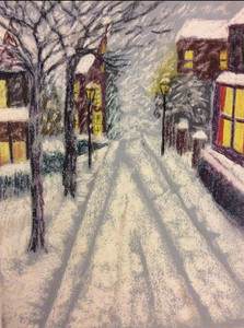 Jean. Up my road, pastels. 12.20.jpg